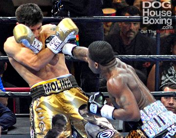 drien Broner lands on John Molina Jr.