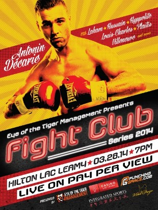 Antonin Decarie vs. Pablo Munguia - Fight Poster