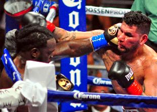 World Boxing Council (WBC) World Heavyweight Championship fight between Bermane “B. Ware” Stiverne (24-1-1, 21 KOs) and Chris “The Nightmare” Arreola (36-4, 31 KOs) exchange punches on ESPN's highest TV rated telecast in over 10 years.