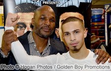 BERNARD HOPKINS, Golden Boy Partner and Future Hall of Famer and ZACHARY OCHOA 