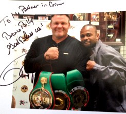 Roy Jones Jr. and Bronco 