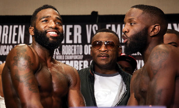 L-R: Adrien Broner vs. Emanuel Taylor