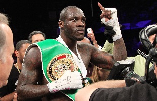 Deontay Wilder after defeating Malik Scott