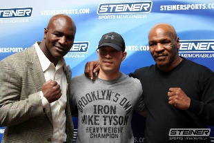 Evander Holyfield, a Fan and Mike Tyson