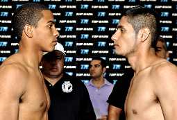 Felix Verdejo 134.8 lbs. (Left in Photos) vs. Sergio Villanueva 133.2 lbs. (Right in Photos)