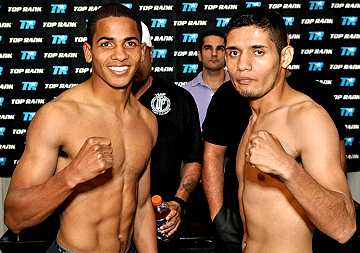 Felix Verdejo 134.8 lbs. (Left in Photo) vs. Sergio Villanueva 133.2 lbs. (Right in Photo)