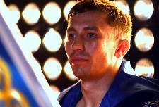 Golovkin enters the boxing ring