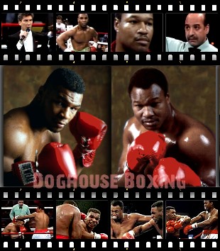 Mike Tyson v. Larry Holmes - Poster created by icheehuahua, Doghouse Boxig Inc.