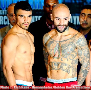 L-R: Victor Ortiz 146.6lbs. vs Luis Collazo 146.6lbs