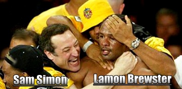 Sam Simon and Lamon Brewster