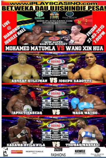 WBF International Title On The Line March 27 In Tanzania