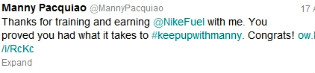 Manny Pacquiao tweets