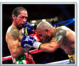 Miguel Cotto (Right)  Antonio Margarito (Left)