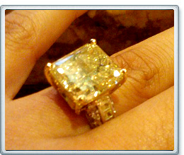 Shantel Jackson's engagement ring