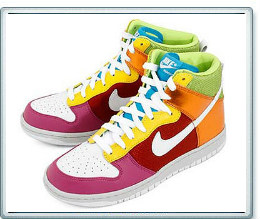 Rainbow Nikes