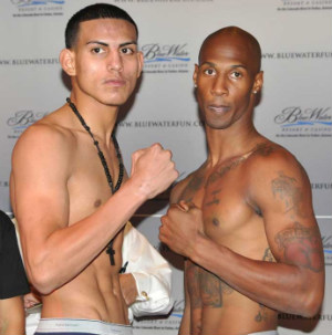 Jose Benavidez (pictured on the left) vs. Dedrick Bell (pictured on the right)