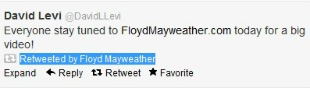 Floyd Mayweather tweet - Big Video