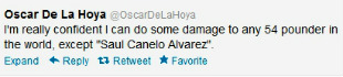 Oscar De La Hoya on Saul Alvarez and 154 pound divison