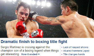 Sergio Martinez vs. Julio Chavez Jr on Yahoo