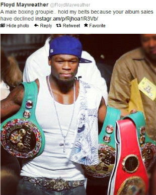 Floyd Mayweather disses 50 Cent